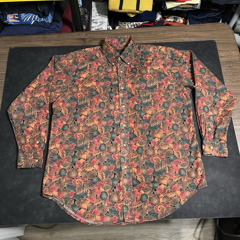 60s Abercrombie & Fitch Chamois Flannel Cotton Shirt Vintage Safari Camo Hunting